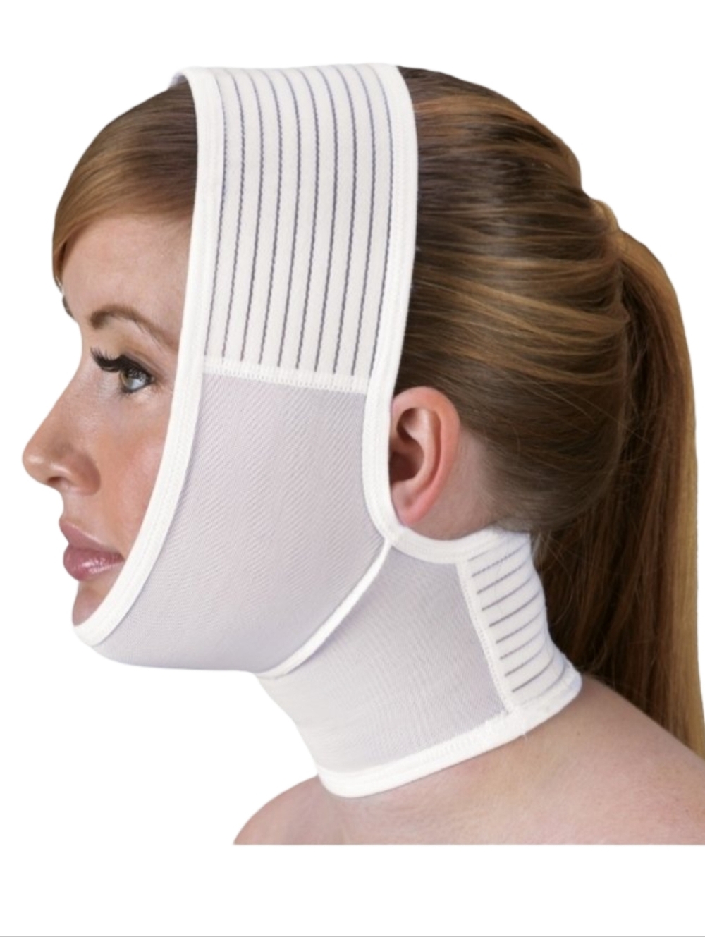 DESIGN VERONIQUE Unisex Facial & Neck Plastic Surgery Compression Garment Sz L